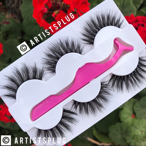 Other - NEW!! HP!! 3 PAIR 💫 REAL MINK FALSE EYELASHES